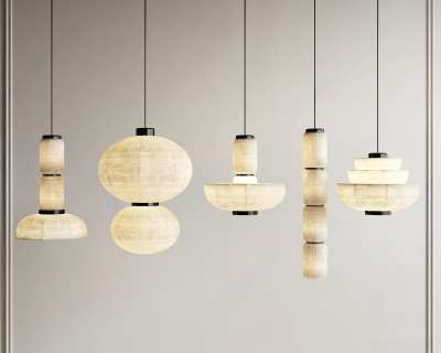 侘寂吊灯3D模型下载